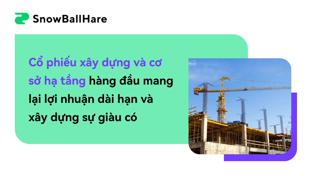 Cổ phiếu xây dựng và cơ sở hạ tầng hàng đầu mang lại lợi nhuận dài hạn và xây dựng sự giàu có