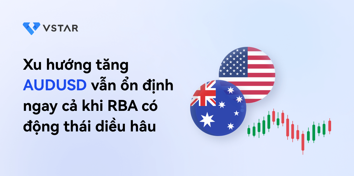 Xu hướng tăng AUDUSD vẫn ổn định ngay cả khi RBA có động thái diều hâu