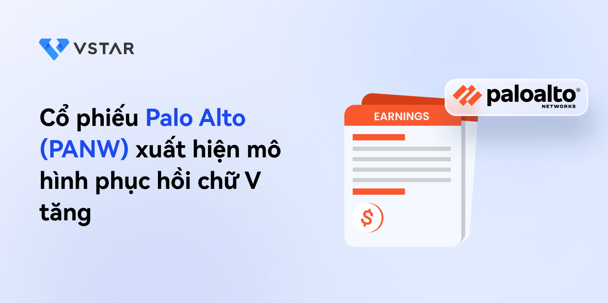 Cổ phiếu Palo Alto (PANW) hình thành sự phục hồi hình chữ V tăng giá