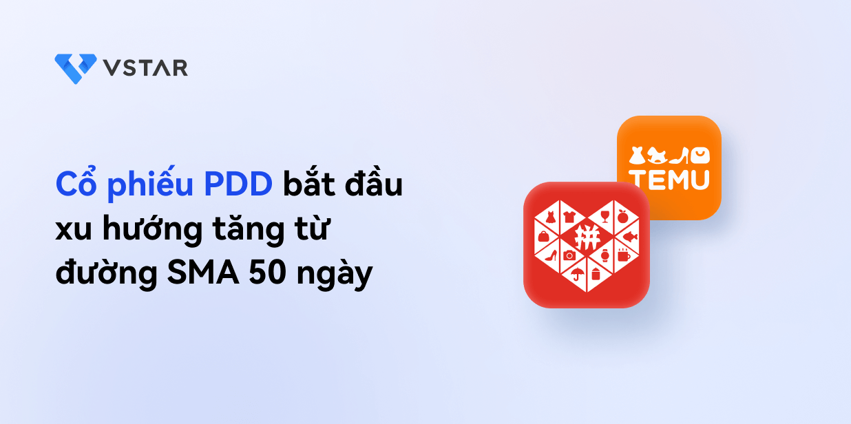 Cổ phiếu PDD hướng đến mục tiêu tăng từ đường SMA 50 ngày