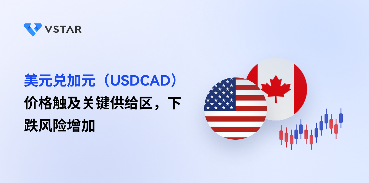 美元兑加元（USDCAD）价格触及关键供给区，下跌风险增加