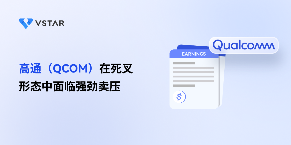 高通（QCOM）在死叉形态中面临强劲卖压