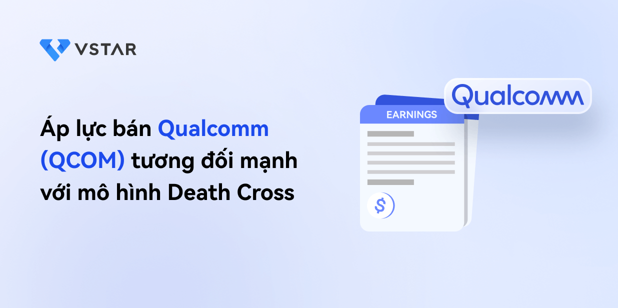 Áp lực bán Qualcomm (QCOM) tương đối mạnh từ mô hình Death Cross