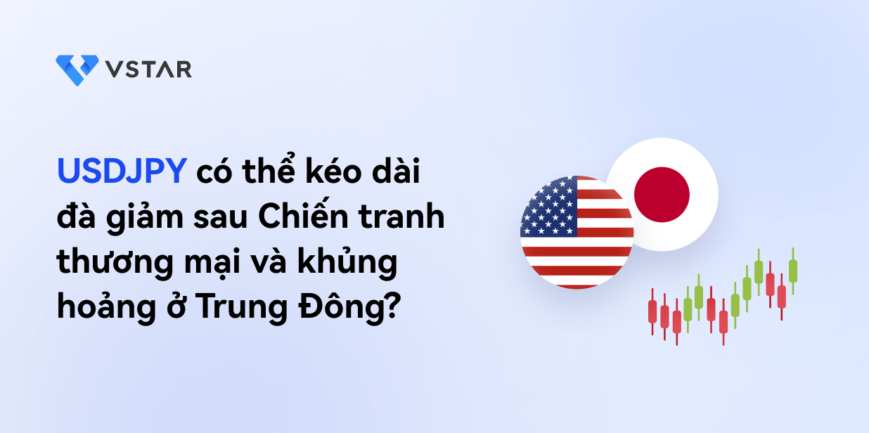 USDJPY có thể tiếp diễn đà giảm sau Chiến tranh thương mại và khủng hoảng Trung Đông?