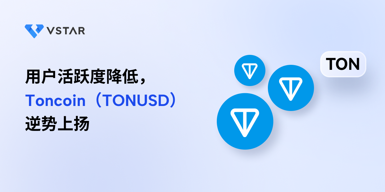 用户活跃度降低，Toncoin（TONUSD）逆势上扬