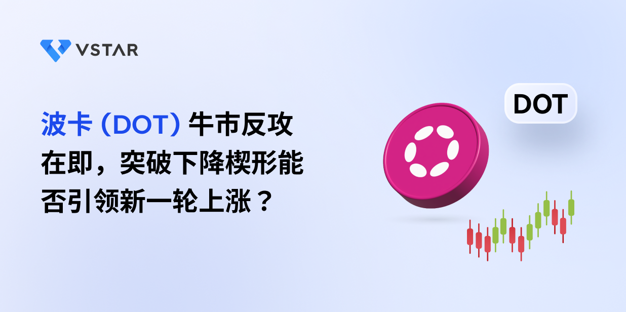 波卡 (DOT) 牛市反攻在即，突破下降楔形能否引领新一轮上涨？