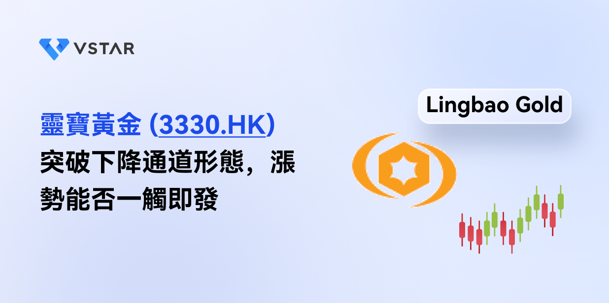 靈寶黃金 (3330.HK) 突破下降通道形態，漲勢能否一觸即發